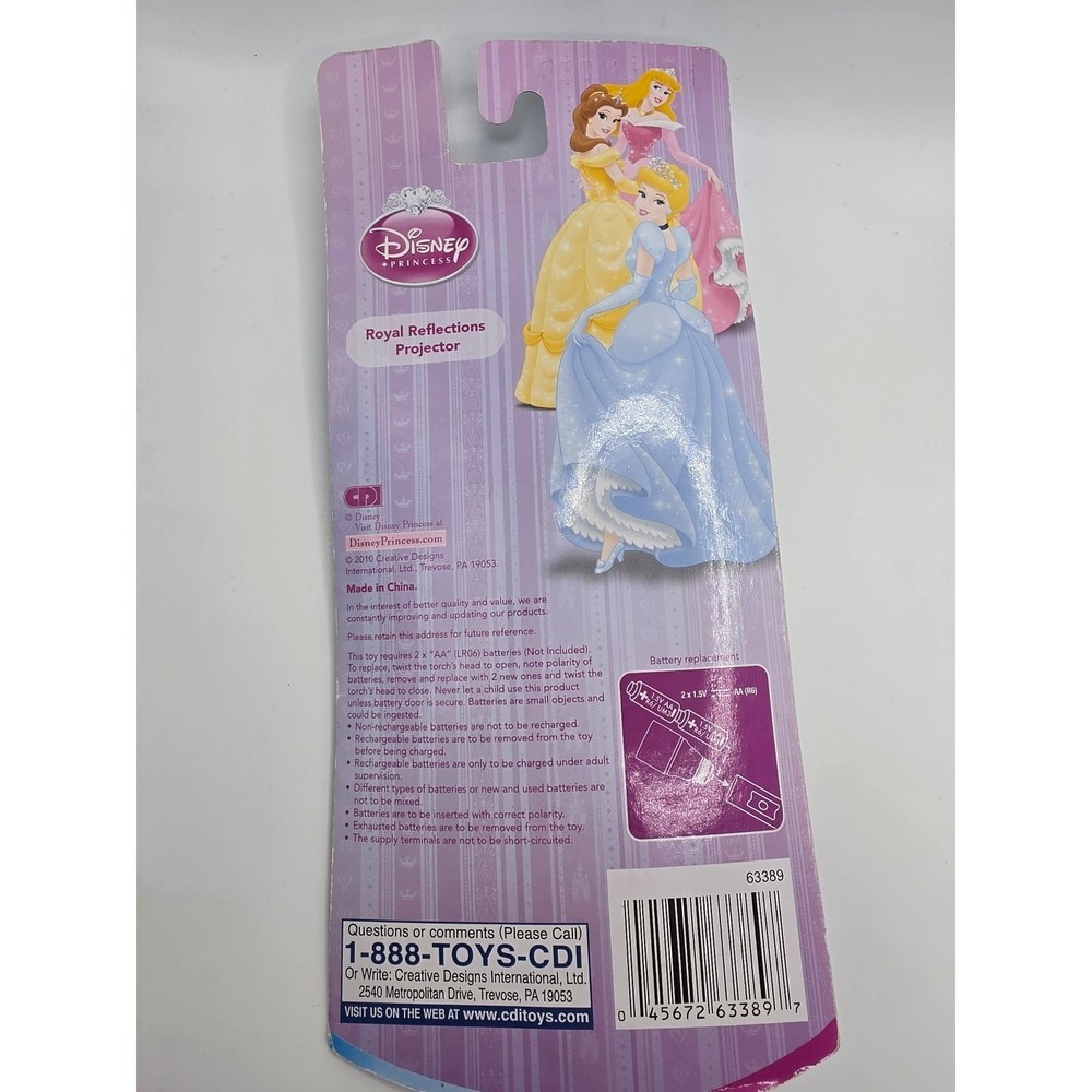 DISNEY‎ PRINCESS LIGHT-UP PROJECTOR (6 DISCS) PROJECT IMAGES ON WALL AGES 3+ - Picture 4 of 7
